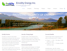 Tablet Screenshot of envidityenergy.com